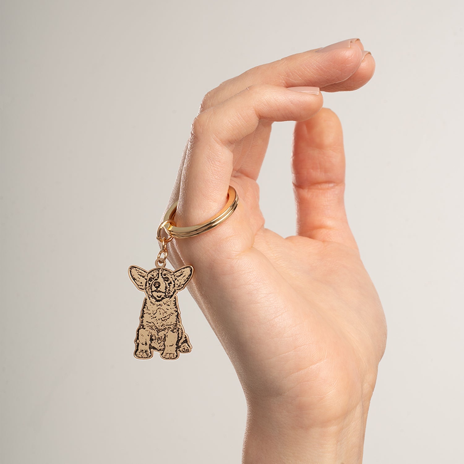 Pet Cutout Keychain